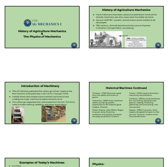 Starter Pack- AG Mechanics 1