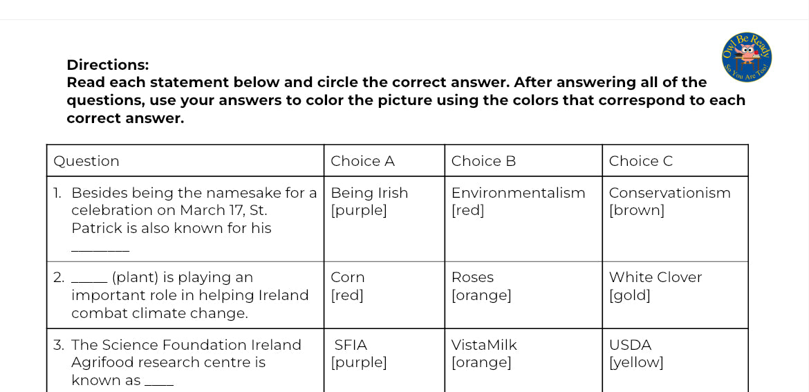 St. Patrick and Environmentalism