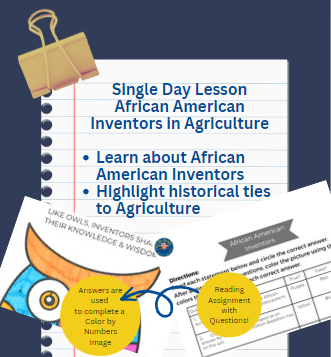 Single Day Lesson-African American Inventors in Agriculture