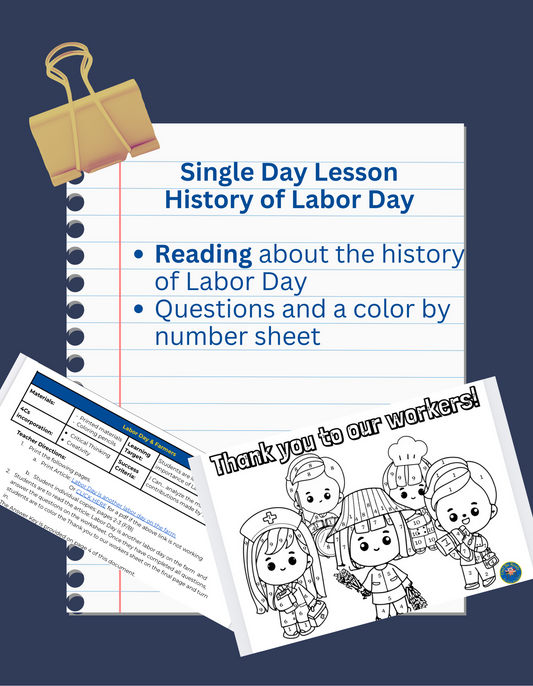 Labor Day-September Sub Plan