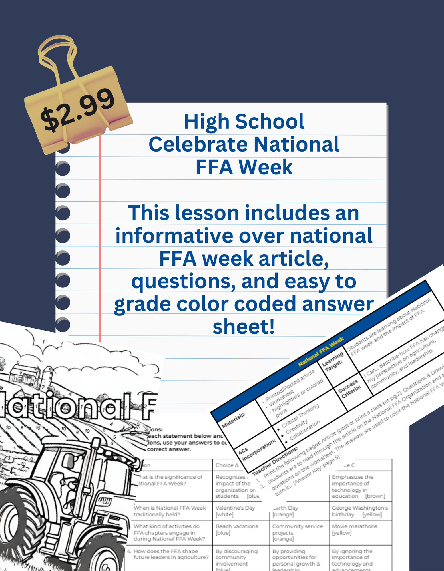 Single Day Lesson Plan High School National FFA Week OwlBeReady single-day-lesson-plan-high-school-national-ffa-week-owlbeready